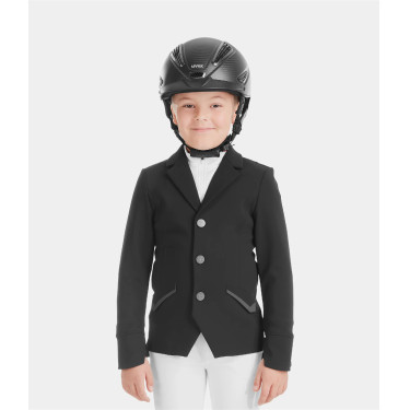 Giacca da concorso Aerotech Horse Pilot ragazzo Nero Giacca da concorso Aerotech Horse Pilot ragazzo Nero