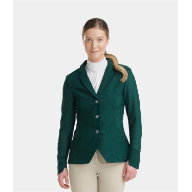 Giacca da concorso Aeromesh Horse Pilot donna Verde scuro Giacca da concorso Aeromesh Horse Pilot donna Verde scuro