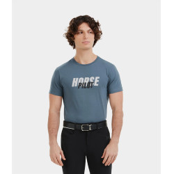 T-shirt Horse Pilot Team uomo Indaco vintage Blu T-shirt Horse Pilot Team uomo Indaco vintage Blu