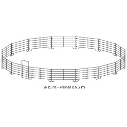 Pacco pannelli zincati 3 m La Gée