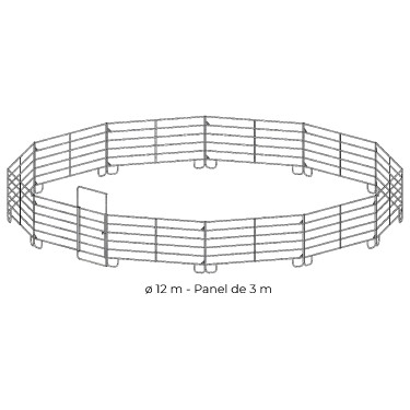 Pacco pannelli zincati 3 m La Gée