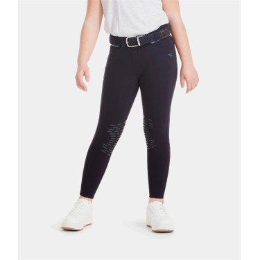 Pantaloni X-Design Horse Pilot bambina Notte scura Nero