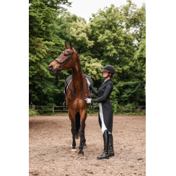 Frac lungo in mesh Horse Pilot donna Nero