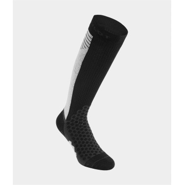 Calze a compressione Horse Pilot inverno Nero / grigio chiaro