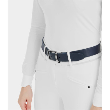 Cintura Horse Pilot Veggie Marino / bordeaux Blu