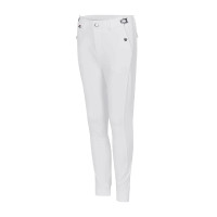Pantaloni da equitazione KLKnox F-Grip da ragazzo Kingsland bambino Bianco Pantaloni da equitazione KLKnox F-Grip da ragazzo Kingsland bambino Bianco