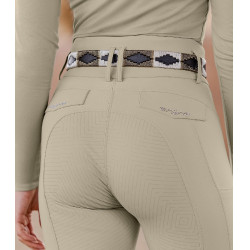 Pantaloni da equitazione da donna ELT Comfort Ride Glam Grigio beige