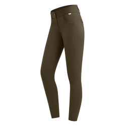 Pantaloni da equitazione da donna ELT Comfort Ride Glam Marrone verde