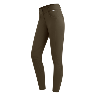 Pantaloni da equitazione da donna ELT Comfort Ride Glam Marrone verde