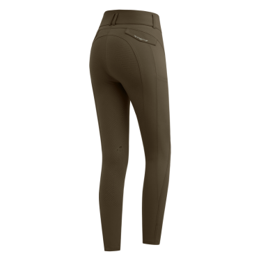 Pantaloni da equitazione da donna ELT Comfort Ride Glam Marrone verde