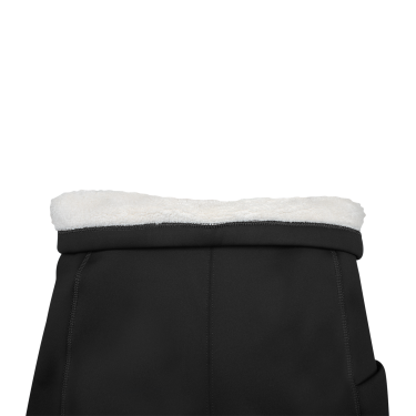 Leggings da equitazione termici ELT Rica in pile bouclé da donna Nero