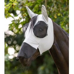 Maschera anti-mosche Waldhausen Puck con protezione nasale Grigio argento Maschera anti-mosche Waldhausen Puck con protezione nasale Grigio argento