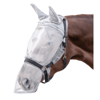 Maschera antimosche cavallo orecchie e muso | Equitazione