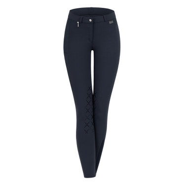 Pantaloni da equitazione ELT Micro grip ginocchia Blu notte