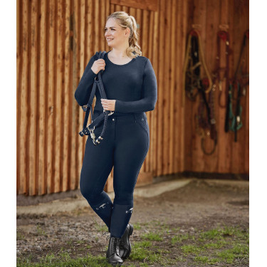 Pantaloni da equitazione donna ELT con grip silicone