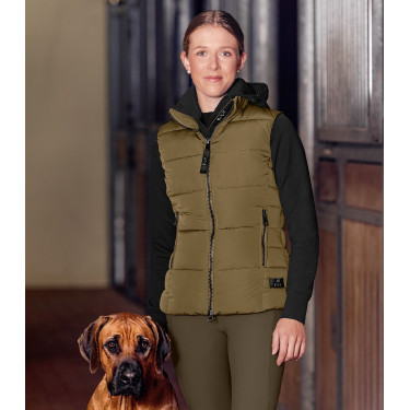 Gilet leggero senza maniche ELT inverno Oxford Verde kaki