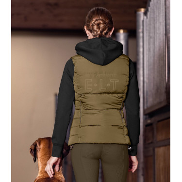 Gilet leggero senza maniche ELT inverno Oxford Verde kaki