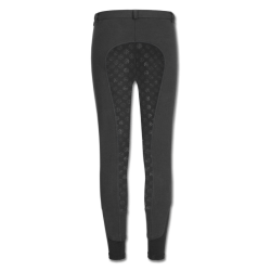 Pantaloni da equitazione termici ELT Fun Sport in silicone per bambini Nero