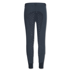 Pantaloni da equitazione termici ELT Fun Sport in silicone per bambini Blu notte