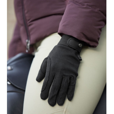 Guanti da equitazione ELT Picot Winter Nero