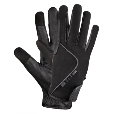 Guanti da equitazione ELT Maxim uomo Nero