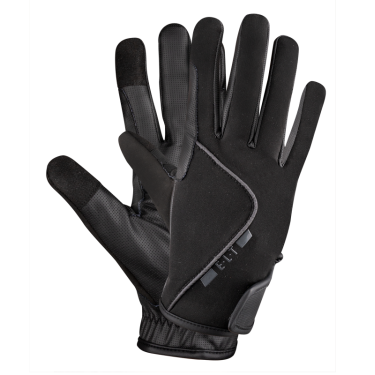 Guanti da equitazione ELT Maxim uomo Nero