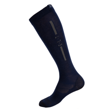Calze da equitazione unisex in merino ELT Blu profondo