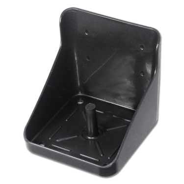 Supporto per pietra da leccare Waldhausen in plastica Nero
