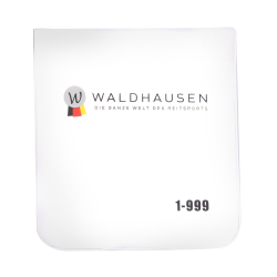 Set di numeri ovali Waldhausen con elastici Bianco