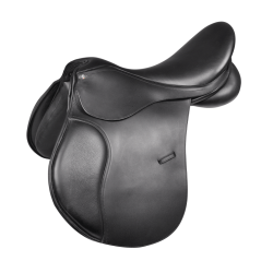 Sella mista Waldhausen in cuoio Comfort pony Nero