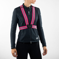 Gilet regolabile con bande riflettenti Horze Rosa