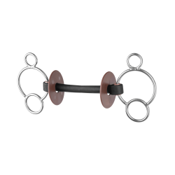 Filetto 3 anelli equitazione Beris Pure extra soft