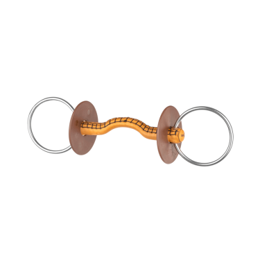 Filet ad anello Beris barra in cuoio Konnex anello 7,5 cm Morbido Grigio