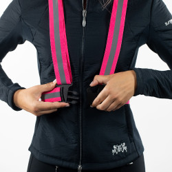 Gilet regolabile con bande riflettenti Horze Gilet regolabile con bande riflettenti Horze