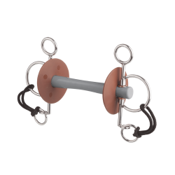 Mors Pelham Beris corto cannone Comfort Morbido Grigio