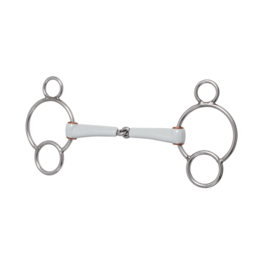Filet 3 anelli Beris snodatura semplice Medio Argento
