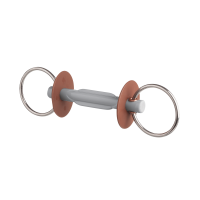 Filet Beris con imboccatura a farfalla, anello 7,5 cm Morbido Grigio