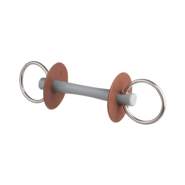 Filet Beris con imboccatura Comfort, anello 6 cm Morbido Grigio