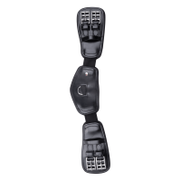 Sottopancia corto Waldhausen in cuoio elastico Nero