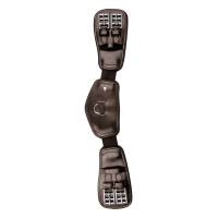 Sottopancia corto Waldhausen in cuoio elastico Nero