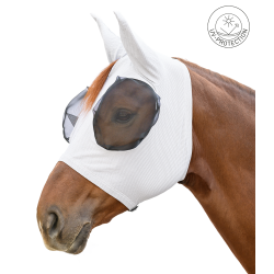 Maschera antimosche Waldhausen Puck Breath Grigio argento