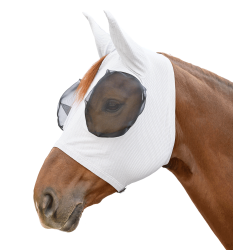 Maschera antimosche Waldhausen Puck Breath Grigio argento