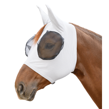Maschera antimosche Waldhausen Puck Breath Grigio argento