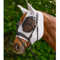 Maschera antimosche Waldhausen Puck Breath Grigio argento