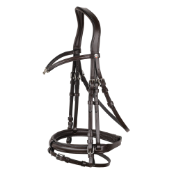 Briglia Waldhausen X-Line Charmbit Marrone