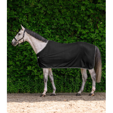 Coperta in pile Economic Waldhausen Nero