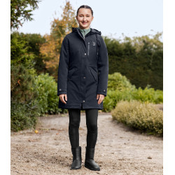 Parka tecnica da equitazione ELT Ava per bambini Blu profondo