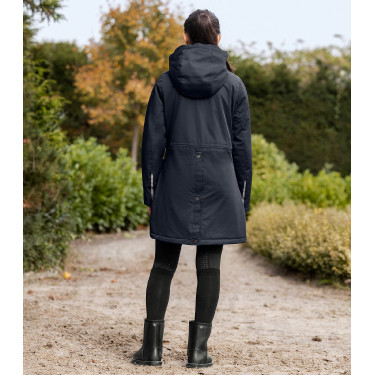 Parka tecnica da equitazione ELT Ava per bambini Blu profondo