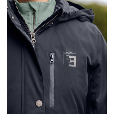 Parka tecnica da equitazione ELT Ava per bambini Blu profondo
