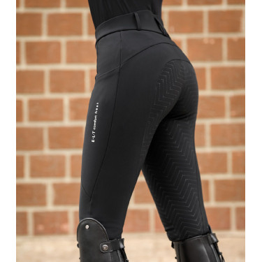 Pantaloni da equitazione riscaldati ELT Comfort Heart donna Nero